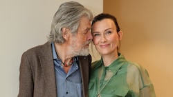 Reinhold Messner mit seiner Ehefrau Diane bei der Festival-Pressekonfernz in Wien