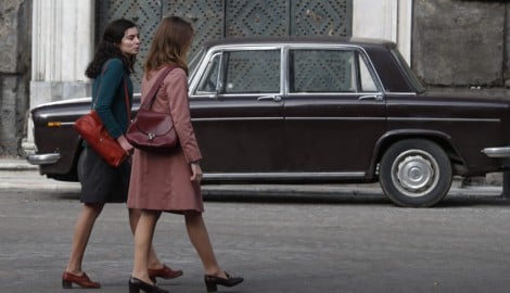 Szene aus der Verfilmung des Bestsellers „Meine geniale Freundin“, der Elena Ferrante zum ...