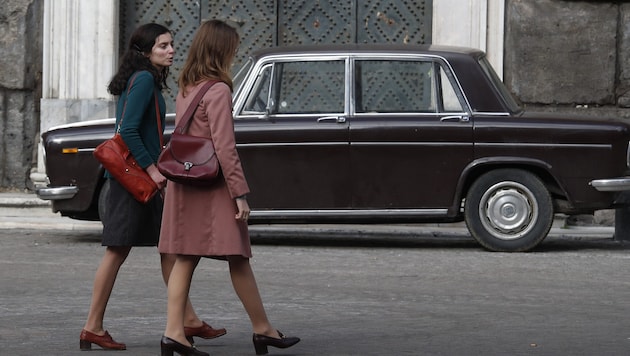 Szene aus der Verfilmung des Bestsellers „Meine geniale Freundin“, der Elena Ferrante zum ...