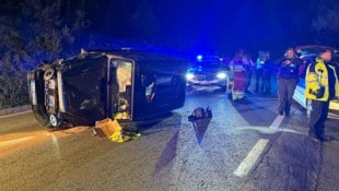 Erst ein Unfall am Zirler Berg setzte der Verfolgungsjagd ein Ende.