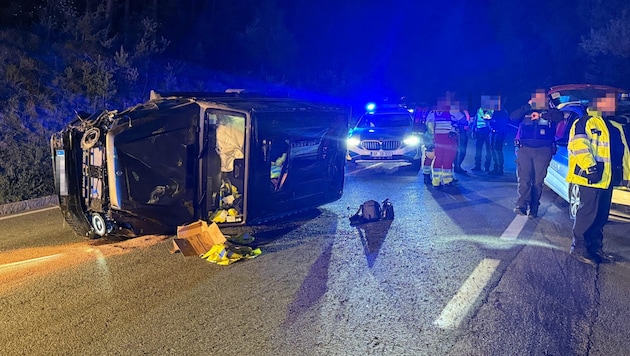 Erst ein Unfall am Zirler Berg setzte der Verfolgungsjagd ein Ende.
