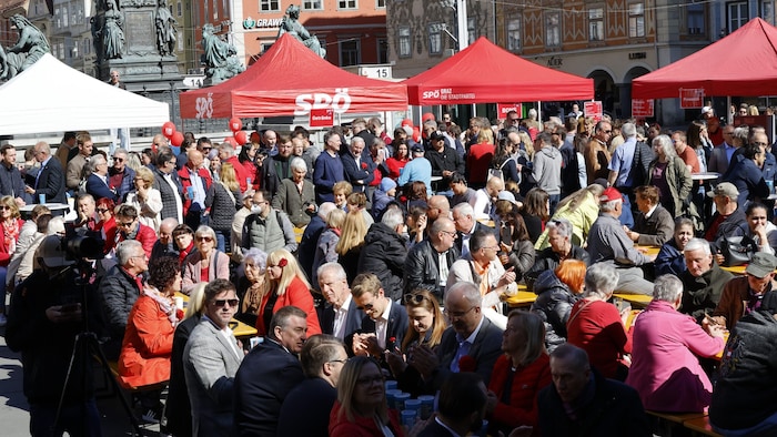 Der Hauptplatz war heuer wieder gut gefüllt