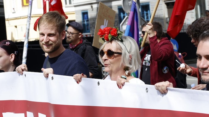 Die Landtagsabgeordneten Alexander Melinz und Claudia Klimt-Weithaler
