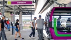 Die neue Bahn in Mexiko. 