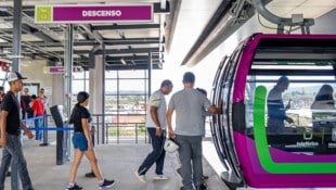 Die neue Bahn in Mexiko. 