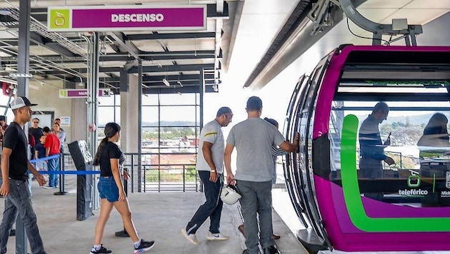 Die neue Bahn in Mexiko.