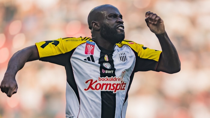 LASK pro Samuel Adeniran left his mark on the game.