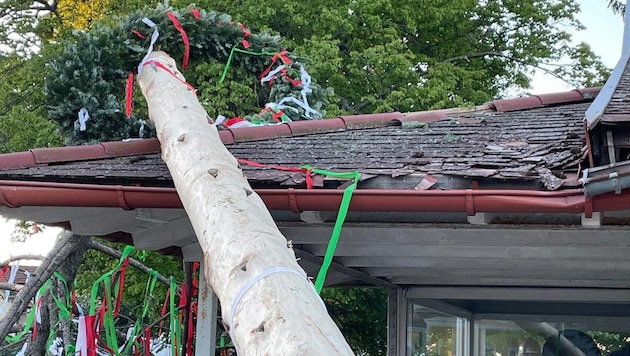 In Lower Austria—as here in Bockfließ, where the felled Maypole crashed onto a mill—things got ...