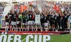 Großer Jubel beim LASK über den Cup-Triumph
