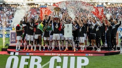 Großer Jubel beim LASK über den Cup-Triumph