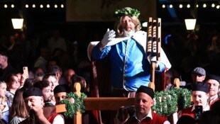 Symbol für das größte Trachtenfest Österreichs: Bierkönig Gambrinus 