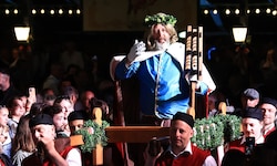 Symbol für das größte Trachtenfest Österreichs: Bierkönig Gambrinus 