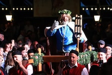 Symbol für das größte Trachtenfest Österreichs: Bierkönig Gambrinus 