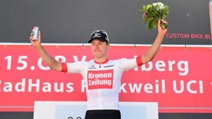 Tobias Nolde startet am Sonntag wieder im „Krone“-Leadertrikot.