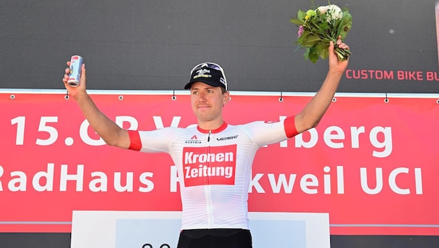 Tobias Nolde startet am Sonntag wieder im „Krone“-Leadertrikot.