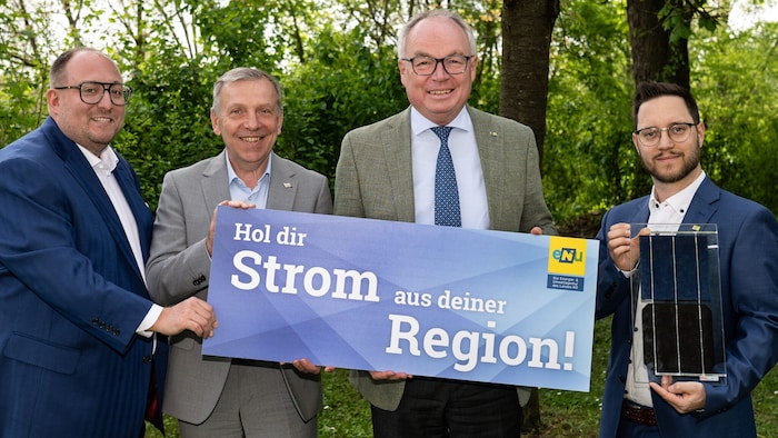 Die Ökopioniere Karnthaler, Ramharter, Pernkopf und Jakob Weigl, ein Betreuer in der Energie- ...
