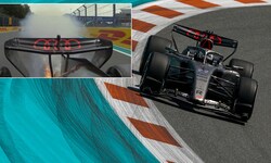 Das Auto von Nico Hülkenberg schlug Flammen, weshalb er nicht am Sprintrennen teilnehmen konnte.