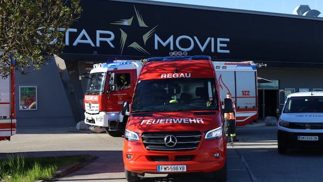 Das Kino musste evakuiert werden.