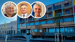 Somogyi, Gärtner-Horvath und Ladich (v.l.) sehen im Volksgruppenhaus sichtbares Zeichen für das ...