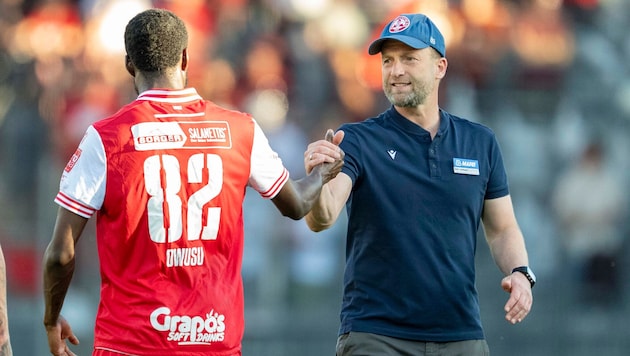 Trainer Ferdl Feldhofer vertraut auf Beres Owusu.
