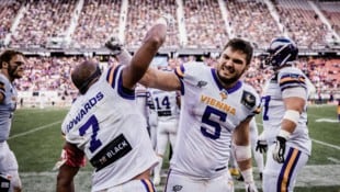 Flo Wegan gewann mit den Vikings 2023 die European League of Football.