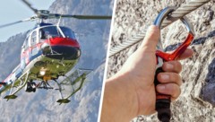 Im Ötztal kam es zu dem schrecklichen Alpinunfall. Die Leiche des Mannes wurde mit dem ...