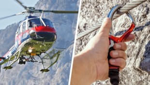 Im Ötztal kam es zu dem schrecklichen Alpinunfall. Die Leiche des Mannes wurde mit dem ...