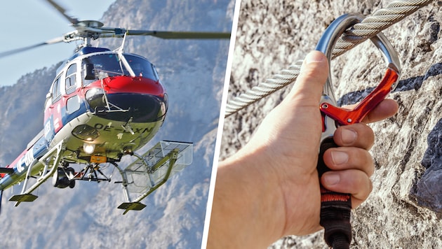 Im Ötztal kam es zu dem schrecklichen Alpinunfall. Die Leiche des Mannes wurde mit dem ...