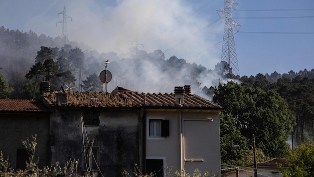Der Waldbrand in der Toskana wütet seit dem 28. April.