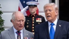 König Charles III. und US-Präsident Donald Trump