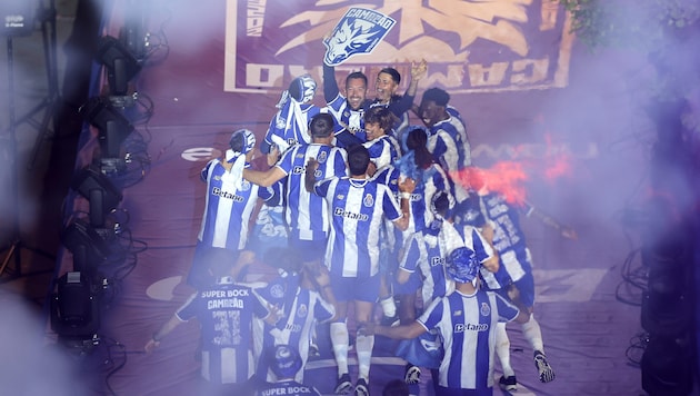 Große Emotionen bei den Spielern des FC Porto.