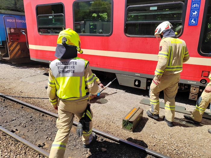 Die Feuerwehr Mayrhofen rückte an.