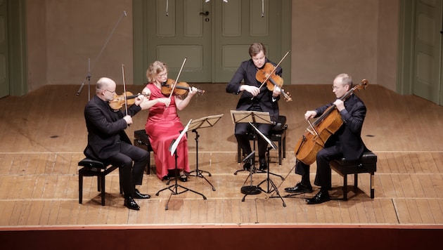 Das Mandelring Quartett spielte ein Konzert, das vor 50 Jahren schon einmal gegeben wurde
