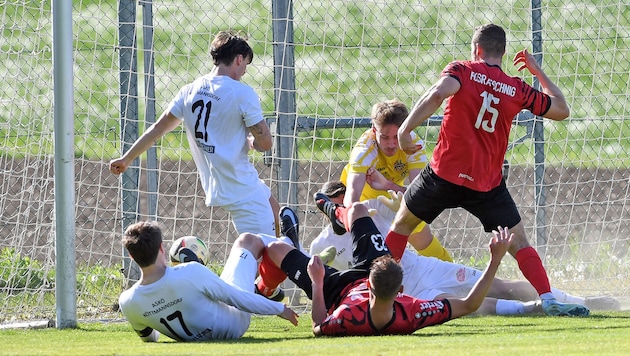 Im Derby schenkten sich Köttmannsdorf und ATUS Ferlach nichts.