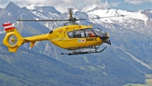 Mit dem Notarzthubschrauber wurde der Verletzte geborgen (Symbolbild).
