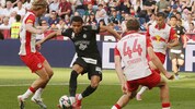 Axel Kayombo mit seinem ersten, vielleicht ganz wichtigen Tor für Sturm.