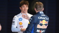 Charles Leclerc (li.) und Max Verstappen kassierten Strafen in Miami. 