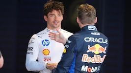 Charles Leclerc (li.) und Max Verstappen kassierten Strafen in Miami. 