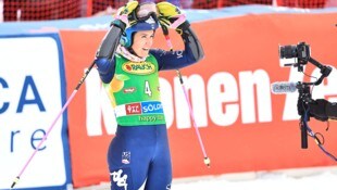 Paula Moltzan kehrt Rossignol den Rücken.