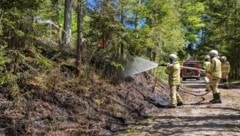 In Thiersee/Landl kam es Sonntag zu einem Waldbrand.