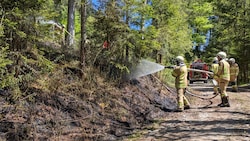 In Thiersee/Landl kam es Sonntag zu einem Waldbrand.