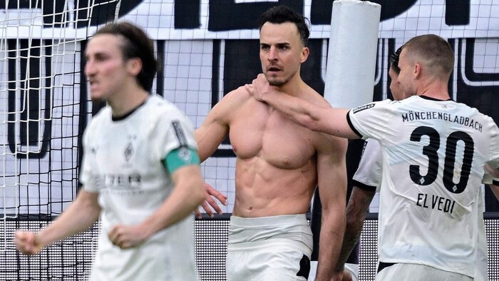 Haris Tabakovic (15) ließ die „Fohlen“ in der 88. Minute jubeln.