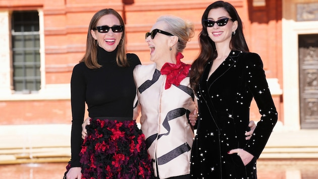 Emily Blunt, Meryl Streep und Anne Hathaway dürfen sich über ein fantastisches Startwochenende ...