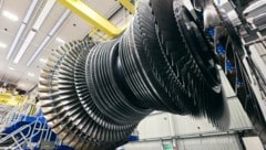 Siemens Energy produziert zum Beispiel Dampfturbinenrotoren.