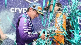 Kimi Antonelli ließ sich in Miami feiern.