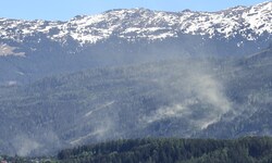 Am Wochenende waren die gelben Wolken rund um Innsbruck gut zu sehen. 