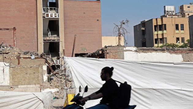 Eine Schule nach einem US-israelischen Angriff in Teheran