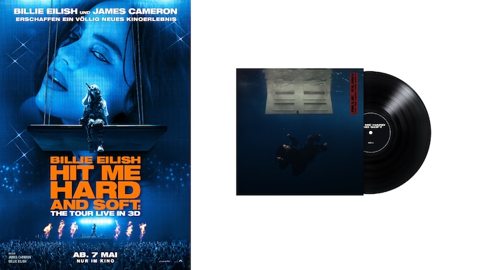 Gewinne ein Fanpaket bestehend aus Kinotickets und der Vinyl Platte von Billie Eilish neuestem ...