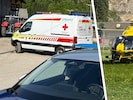Nach der Erstversorgung vor Ort wurde der Verletzte mit dem Hubschrauber in die Klinik geflogen.