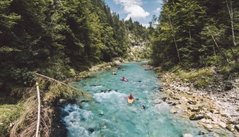 Die Salza bietet auf ihren Abschnitten Wildwasserabenteuer für jedes Sportlevel.
